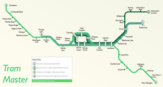 TramLink Map
