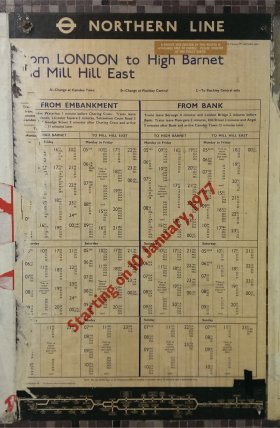 Old Street Timetable