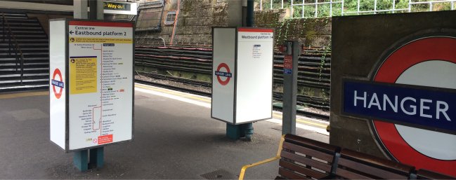 Hanger Lane Signage