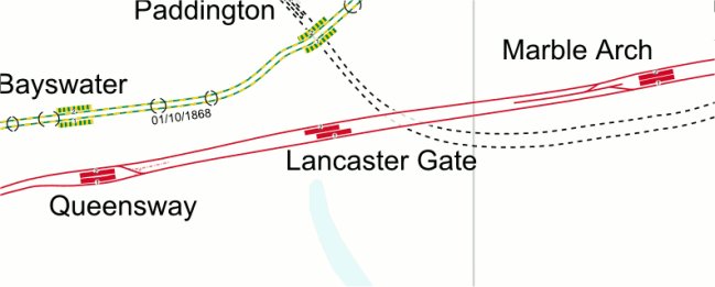 Central Line reversing points